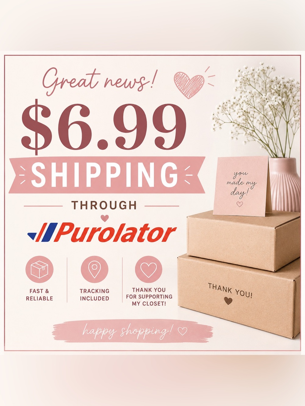 ~ $6.99 Shipping Now Available!! ~